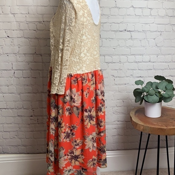 Fashion To Figure Lace and Floral Dress - Picture 8 of 13